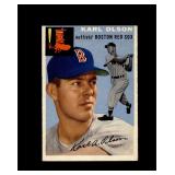 1954 Topps #186 Karl Olson EX-MT to NRMT+