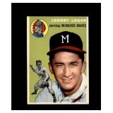 1954 Topps #122 Johnny Logan NRMT to NM-MT+