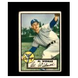 1952 Topps #133 Al Widmar VG to VG-EX+