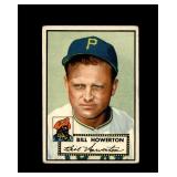 1952 Topps #167 Bill Howerton VG to VG-EX+