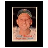 1957 Topps #258 Steve Gromek VG to VG-EX+
