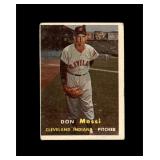 1957 Topps #8 Don Mossi VG to VG-EX+