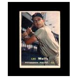 1957 Topps #52 Lee Walls VG to VG-EX+