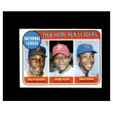 1969 Topps #6 McCovey/Allen/Banks EX to EX-MT+