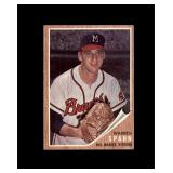 1962 Topps #100 Warren Spahn VG to VG-EX+