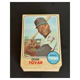 1968 Topps Baseball Lot of 80 EX to EX-MT+