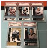 Graded hockey Rookie cards