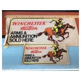 Vtg. Winchester dealer decals