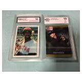 Graded sports cards