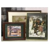 Framed wall decor