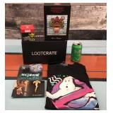 Lot of Lootcrate toys & T-shirt
