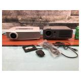 Pair of projectors - turn on