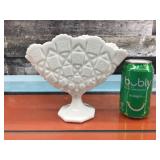 Westmoreland milkglass footed pocket