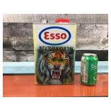 ESSO Tiger decorated tin