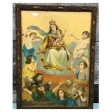 Vtg. religious picture 13x17