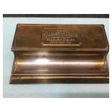1965 Calgary Herald metal stamp holder