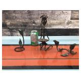 Metal candle holders