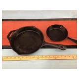 Cast iron pans