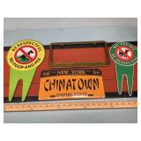 Novelty license plate & lawn signs
