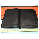 Coach leather stationary cover