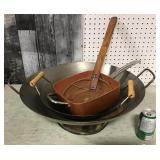 Lot of woks & pans