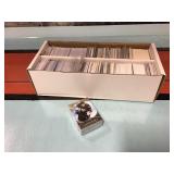 Box of hockey cards