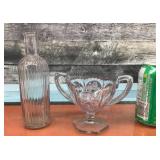 Vintage Amethyst Glass Lot