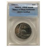 US 1986-S ANACs Certified PR68 DCAM 50-cent