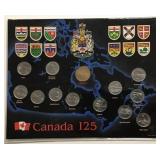 Canada 125 Coin Set