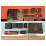 Vintage Printer's Blocks