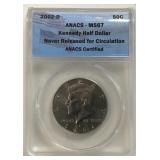 US 2002-D MS67 Kennedy Half Dollar