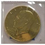 US 1976 Gold Plated Ike Dollar
