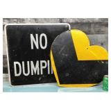 Pair Of Road Signs