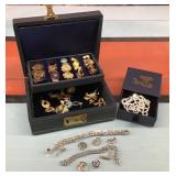 Jewelry Box w/ Costume Jewelry