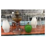 Vintage Oil Lamps And Accessories