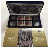1953-2003 Queen Elizabeth II Coin & Stamp Set