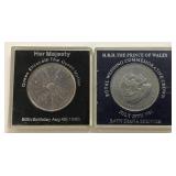 Royal Wedding & Queen Elizabeth Medallions