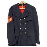 Vtg. RCMP Pea Coat w/ Sergeant Insignia