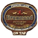 Drummond Beer Wooden Wall Sign 22x19.75