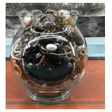 Jar Of Costume Jewelry