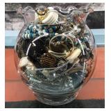 Jar Of Costume Jewellery