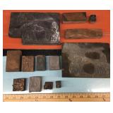 Vintage Printer's Blocks