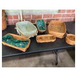 6 Longaberger Baskets