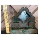 Antique Metal Shaving Mirror