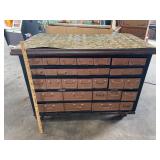 Industrial Hardware Cabinet with Drawers