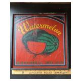 Wooden Watermelon Sign