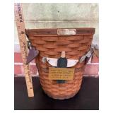 1989 Longaberger Bankers Waste Basket