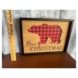 Christmas Bear Sign