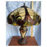 Stained Glass Lamp Triple Lights