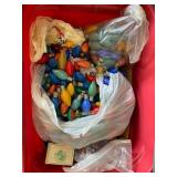Tote of Christmas Lights